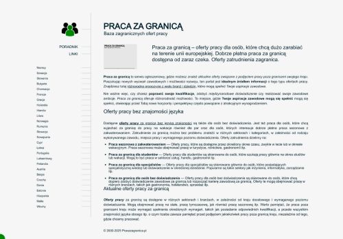 Oferty pracy za granicą, jakie są popularne Oferty pracy za granicą, jakie są popularne