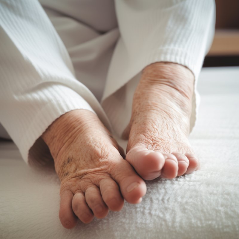Pielęgnacja stóp dla seniorów: specyfika i wyzwania.