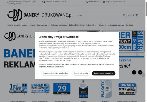 Banery Drukowane Kompleksowa reklama wizualna