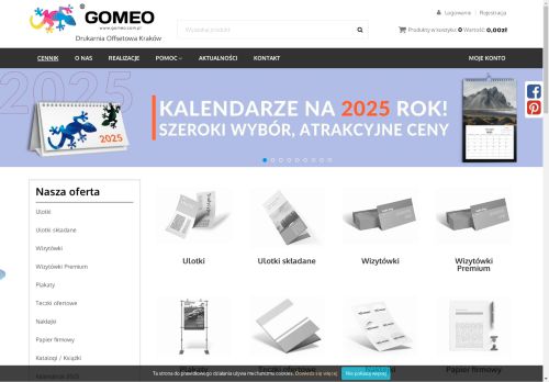 Gomeo, ekspresowa drukarnia offsetowa Kraków