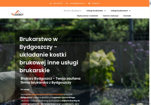 Jarbet układanie kostki brukowej Bydgoszcz